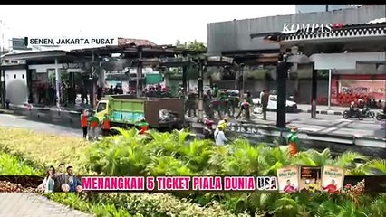 Halte Transjakarta Senen Rusak Usai Ricuh, Wali Kota Jakpus: Yang Rusak, Kami Rapihkan Kembali