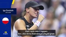 'I'm happy I came back' - Swiatek on the positives of her win against Kalinskaya