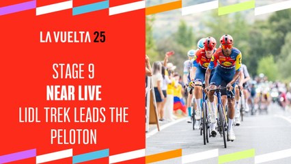 Lidl Trek leads the peloton - Stage 9 - La Vuelta 2025