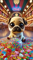 Dog s Gummy Bear Adventure_ Caught in the Rain, Saved by Kindness! 🍬❤️