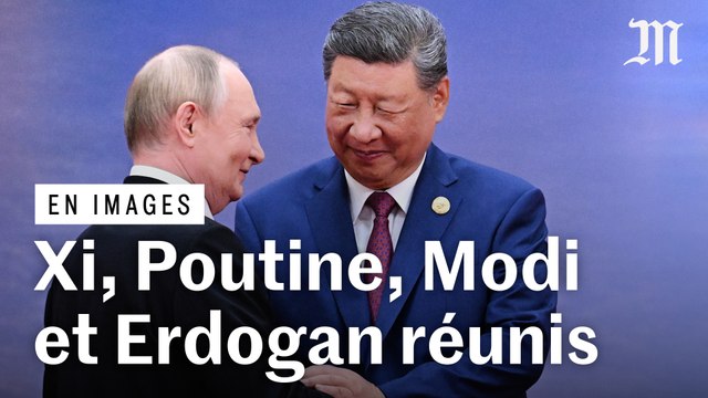 Sommet en Chine : Xi Jinping reçoit une vingtaine de dirigeants, dont Poutine et Modi