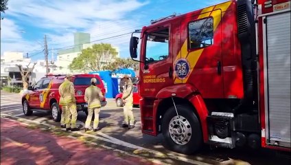 Corpo de Bombeiros participa da abertura da Semana da Pátria em Cascavel