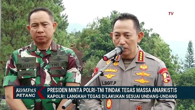 Saat Prabowo Perintahkan Kapolri & Panglima TNI Bertindak Tegas Hadapi Aksi Anarkis