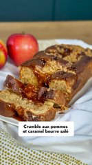 Crumble aux pommes et caramel beurre salé : la délice ultime