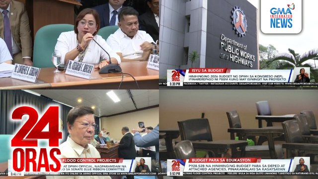 24 Oras: (Part 1) Update sa luxury cars at lisensya ng kompanya ng mga Discaya | Pinarerespasong budget ng DPWH| May mga lulutang na testigo sa flood control projects?, atbp.