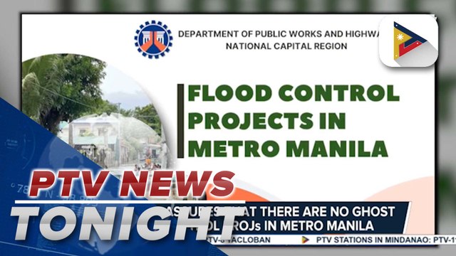 DPWH-NCR assures that there are no ghost flood control projs in Metro Manila | via Mela Lesmoras