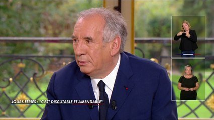 François Bayrou : «On emprunte sur le dos des plus jeunes»