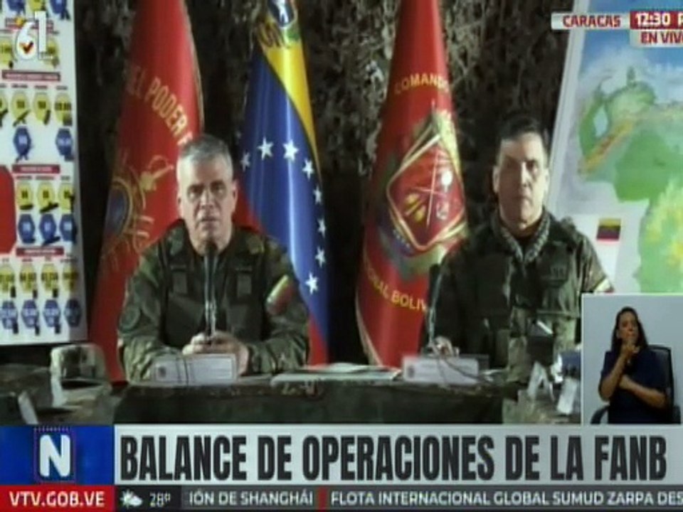 G/J Vladimir Padrino López: Nosotros vamos a luchar si ustedes ponen un pie en Venezuela