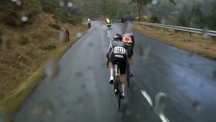 El cruce de palabras entre Almeida y Pidcock en Valdezcaray 