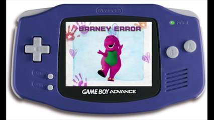 Barney Error Game Boy Advance Edition
