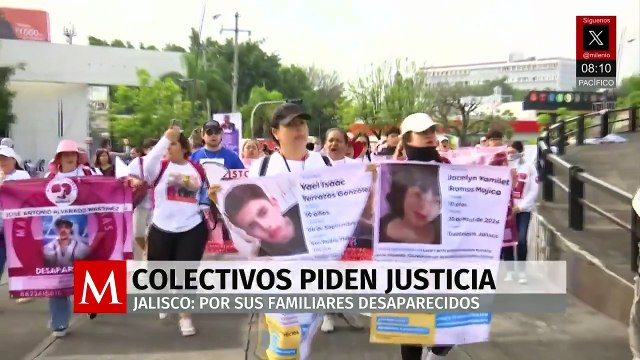 Colectivos piden justicia por familiares desaparecidos en Jalisco