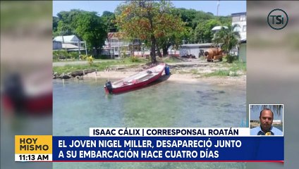 Continúa la búsqueda de joven desaparecido en Islas de la Bahía