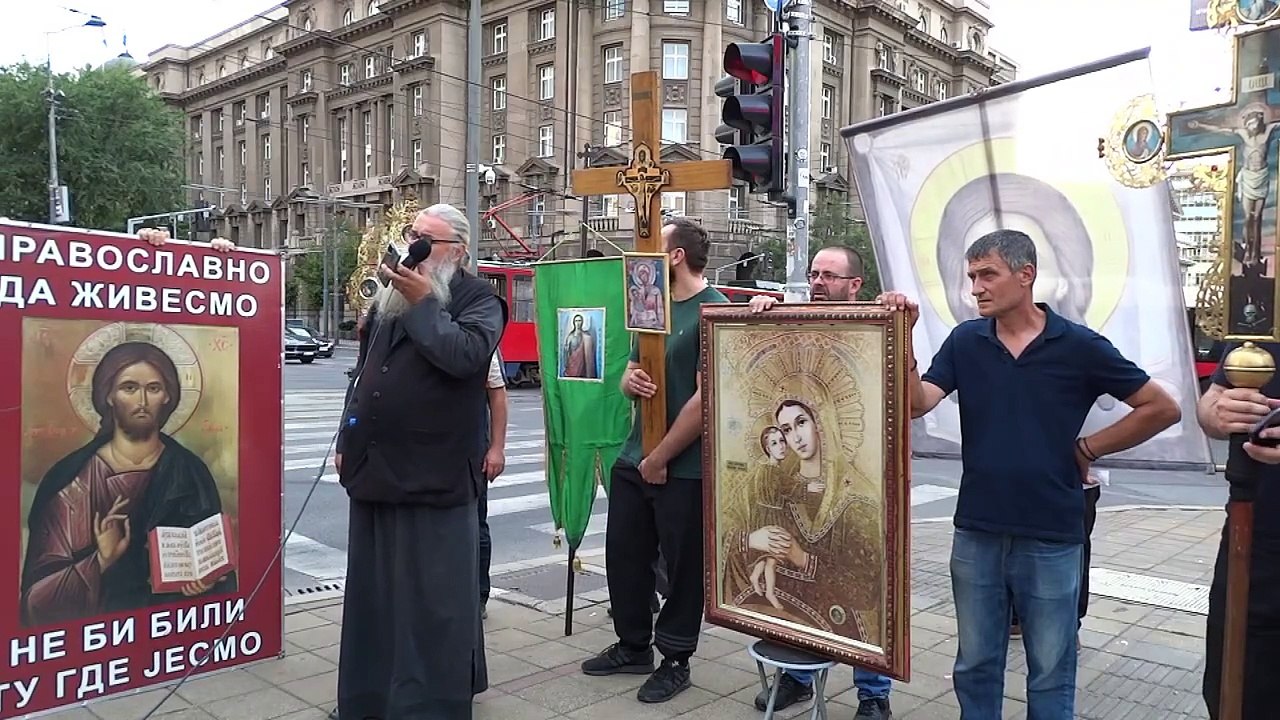 483-ћа Литија (1) - Ширитељи лажних нада обмањују народ, нема нам слободе без Христа - истинске наде