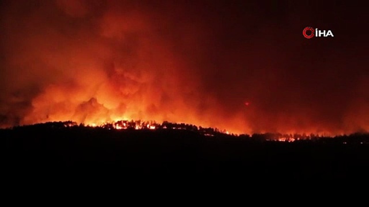 Karabük’teki orman yangınında 7 saat geride kaldı