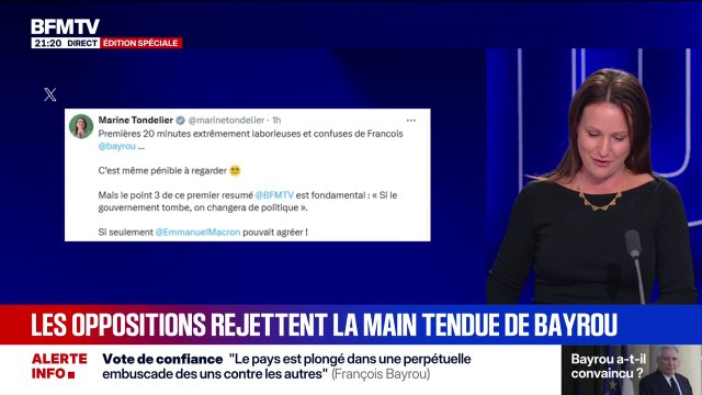 Interview de François Bayrou: les réactions des responsables politiques sur les réseaux sociaux