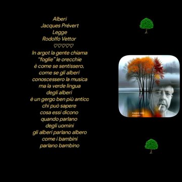 AlberiJacques Prévert Legge Rodolfo Vettor Creative video annare53