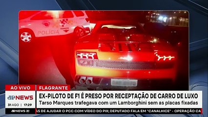 Ex-piloto de F1, Tarso Marques é preso por receptação de carro de luxo