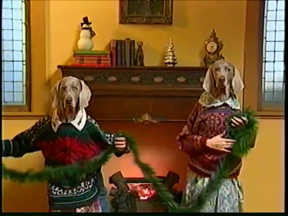 William Wegman - Fay's 12 Days of Christmas (1995) (FULL) (HQ VHS)