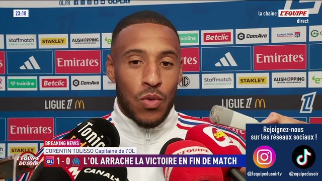 Tolisso : « On a été récompensés de nos efforts » - Foot - Ligue 1