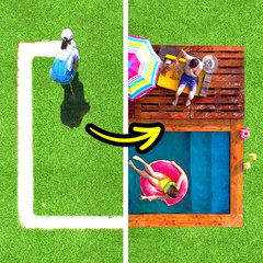 Build your own $100 swimming pool in one