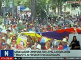 Campesinos de Barinas marcharon en respaldo al presidente Nicolás Maduro