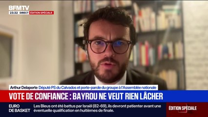 Arthur Delaporte (PS) confirme que son parti ne votera pas la confiance à François Bayrou