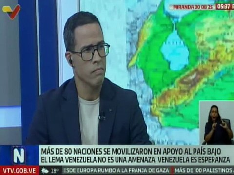Secretario Ejec. del ALBA-TCP. Rander Peña destacó la solidaridad mundial mostrada a Venezuela