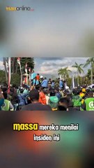 Teriakan "Copot Kapolri" Menggema di Polda Riau, Ojol dan Mahasiswa Tuntut Keadilan