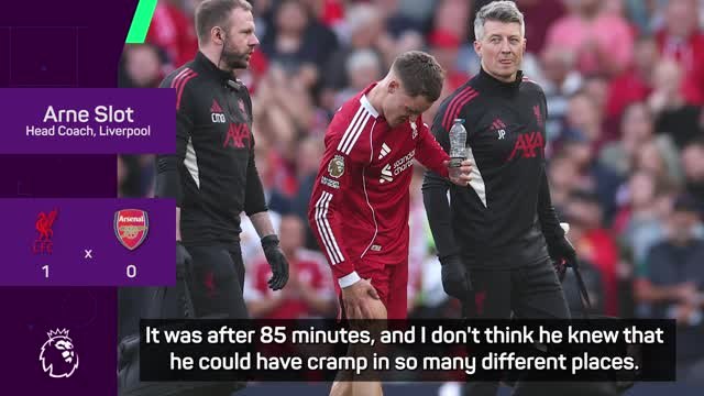 FOOTBALL: Premier League: 'Welcome to the Premier League!' - Slot on Wirtz cramping up v Arsenal