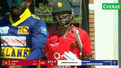 Zimbabwe vs Sri Lanka 2nd ODI Highlights 2025