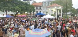 El Casco Antiguo vibró con música, folclor y tradición en el domingo peatonal