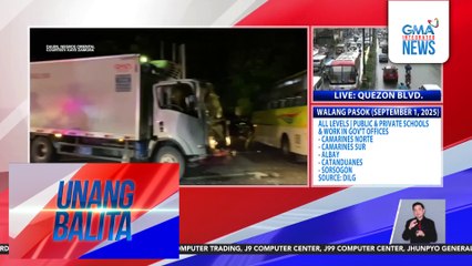 Lalaking pedestrian, patay matapos masagasaan ng van; isang bus, nasalpok din ng van | Unang Balita