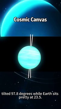 The Unique Rotation of Uranus#Uranus #planet Uranus #solar system #seventh planet #ice giant #William Herschel #coldest planet #Voyager 2 #planet discovery #Uranus rings #Uranus moons #blue green planet #methane atmosphere #axial tilt #planet rotation #Ur