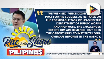 Ilang senador, nagbigay reaksyon sa pagbibitiw ni DPWH Sec. Bonoan