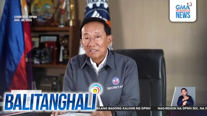 Manuel Bonoan, nag-resign bilang DPWH secretary sa gitna ng mga isyu sa flood control projects | Balitanghali