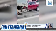 Motorcycle rider at kaniyang angkas, patay matapos masagasaan ng trailer truck | Balitanghali