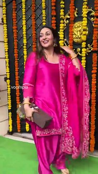 divyanka tripathi pops out in juhu for ganesh chaturthi festivities