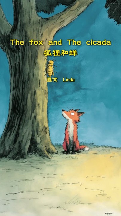 The Fox and the Cicada 🦊🐞 | Short Story for Kids #shorts #shortsfeed #viral #kids #cute #cat #funny #catshorts #shortsviral #StoryForKids #ShortStories #Storytelling #fox #trending