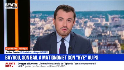SIGNÉ BFM - Interview de François Bayrou: "Le Premier ministre a beau avoir invité le PS à le rencontrer, il leur a claqué la porte au nez"