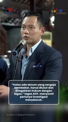 AHY: Mari Hentikan Segala Bentuk Pengerusakan terhadap Fasum, Bukankah Itu akan Menyulitkan Kita Semuanya