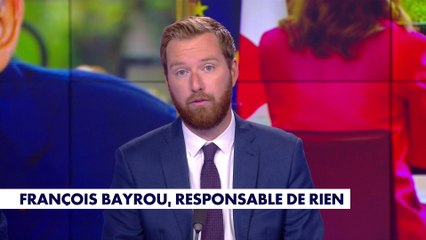 L'édito de Thomas Bonnet : «François Bayrou, responsable de rien»