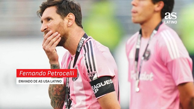 Inter Miami pierde dentro y fuera de la cancha en la final de la Leagues Cup