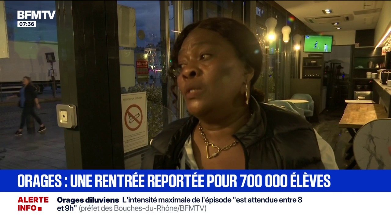 "Il y avait beaucoup de boue": à Marseille, les cafés du Vieux-Port inondés par des pluies diluviennes