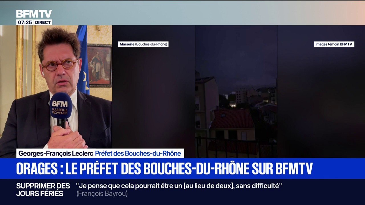 Report de la rentrée scolaire dans le Var et les Bouches-du-Rhône en raison des intempéries: "Je ne voulais pas que le moment de la rentrée scolaire, on expose la vie des enfants et des parents", affirme le préfet des Bouches-du-Rhône