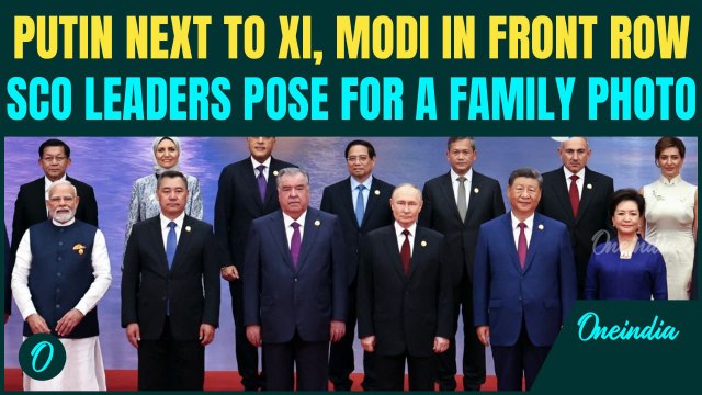 Historic SCO Family Photo In China: Modi, Xi, Putin Together | Unity Pose Shakes America & Pakistan
