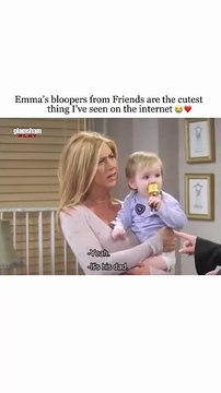 Friends bloopers >>> the actual show sometimes 😂❤️ Emma just stole the internet with her cuteness 🥹✨ #GlamSham #Friends #FriendsTVShow #FriendsBloopers #EmmaFromFriends #CutestMoments #90sTV [ GlamSham, Friends, Friends TV Show, Friends Bloopers, Emma