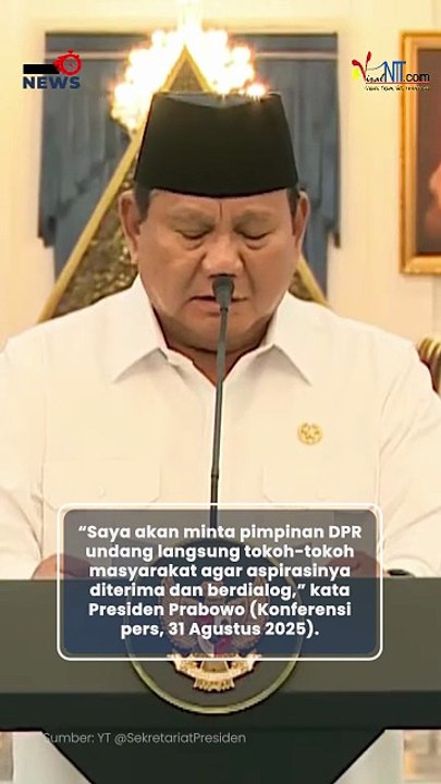 Prabowo Minta DPR dan Pemerintah Buka Ruang Dialog