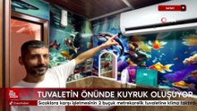 Hatay'da 2 buçuk metrekarelik tuvaletine klima taktırdı