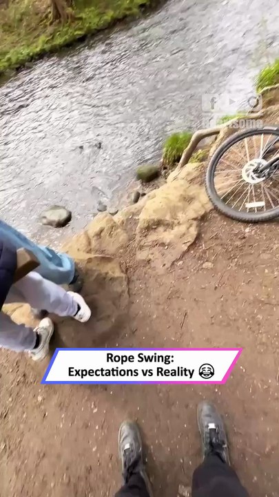 Rope Swing Fail Ends in Hilarious Double Splash | Funny Water Blooper 🌊😂|| Heartsome 💖