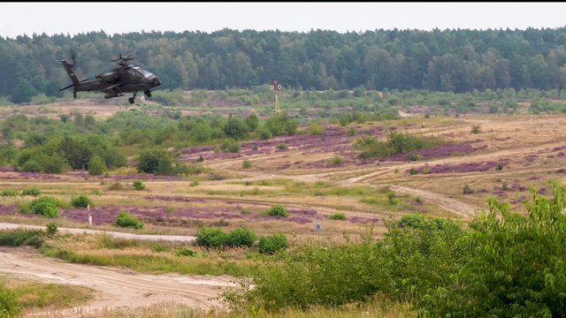 The Boeing AH-64 Apache 🚁 is one of the most advanced and lethal attack helicopters in the world, designed for close air support, anti-armor warfare, and armed reconnaissance. Equipped with a 30mm M230 chain gun, AGM-114 Hellfire missiles, Hydra 70 rocke